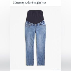 Abercrombie & Fitch maternity ankle straight jeans